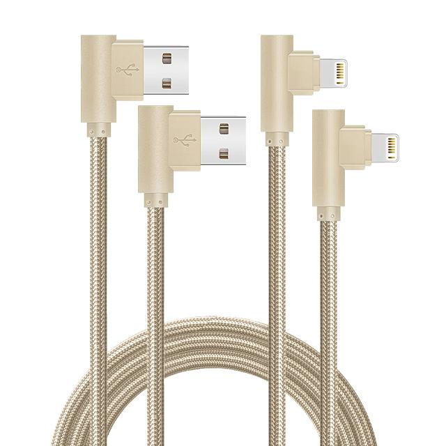 Кабель USB Lightning 90 градусов Игровой провод для 14 13 12 11 X XS XR XS Max 8 7 SE Ipad Быстрая зарядка 3м