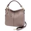 LIME Made In Japan Genuine Leather Shoulder Bag L1801 Lavender Ladies 2way Handbag Leather Made In Japan Lime Zip Shrink