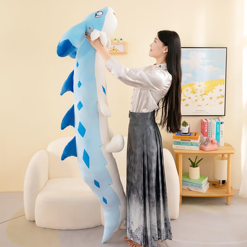 Customizable Blue Dragon Plush Toy With Pp Cotton Filling For Girls