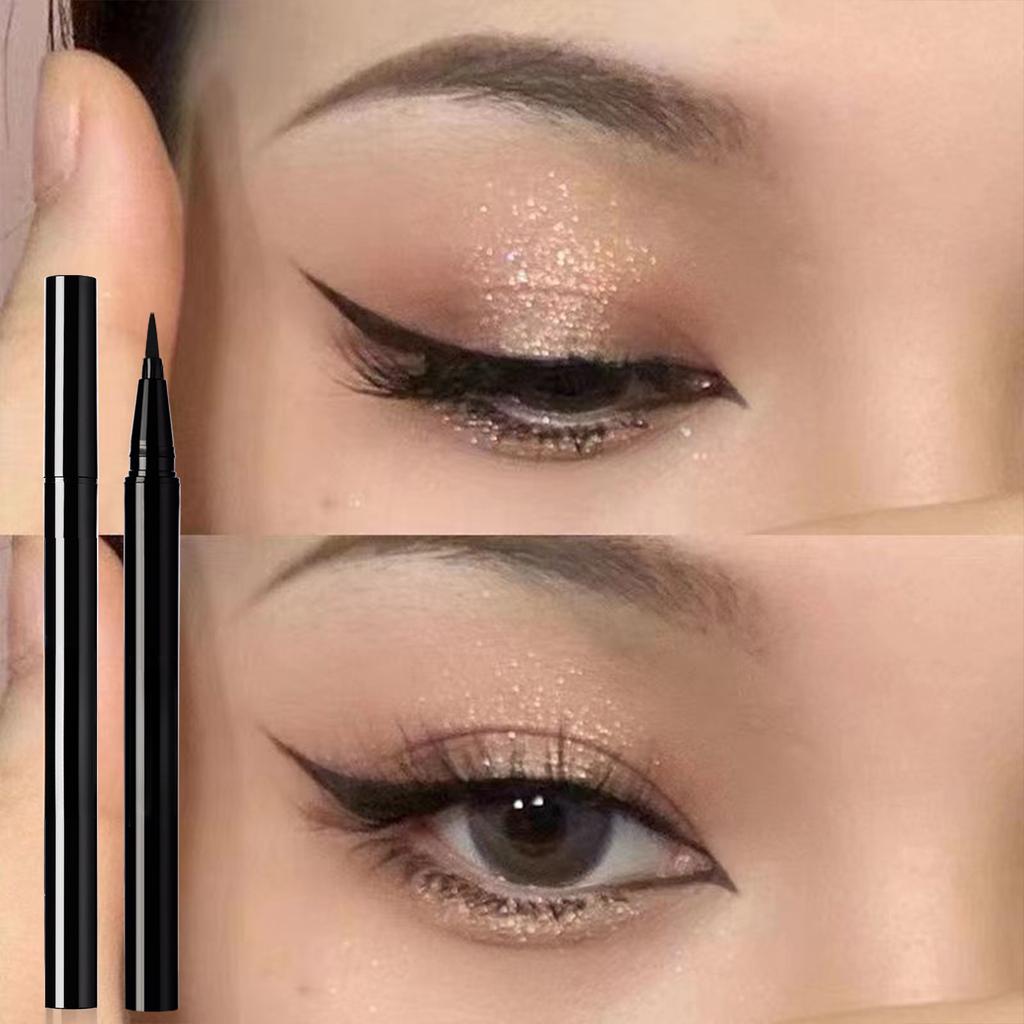 Быстросохнущая подводка для глаз, водостойкая, не размазывающаяся, натуральная, трехмерная, Sleeper, контуринг шелкопряда, жидкая подводка для глаз, перманентная фиксация, студенческий макияж