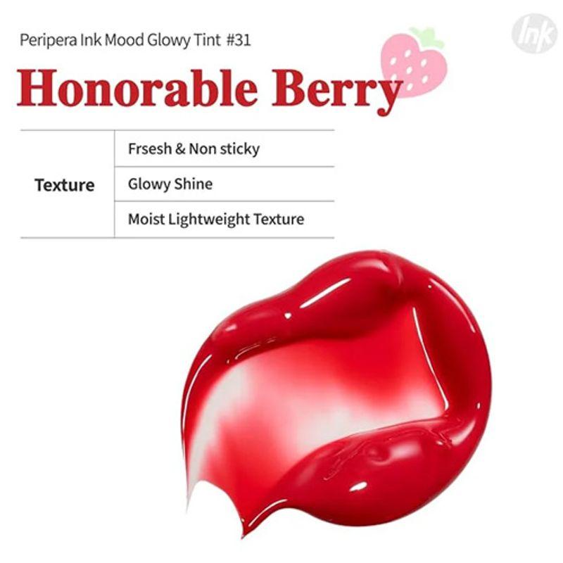 Peripera *Мягкая Ягода* Тинт для губ Ink Mood Glowy (3 цвета)