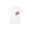 Logo Print Pullover Crew Neck Short Sleeve T-Shirt Men Tops White DZ4518-100