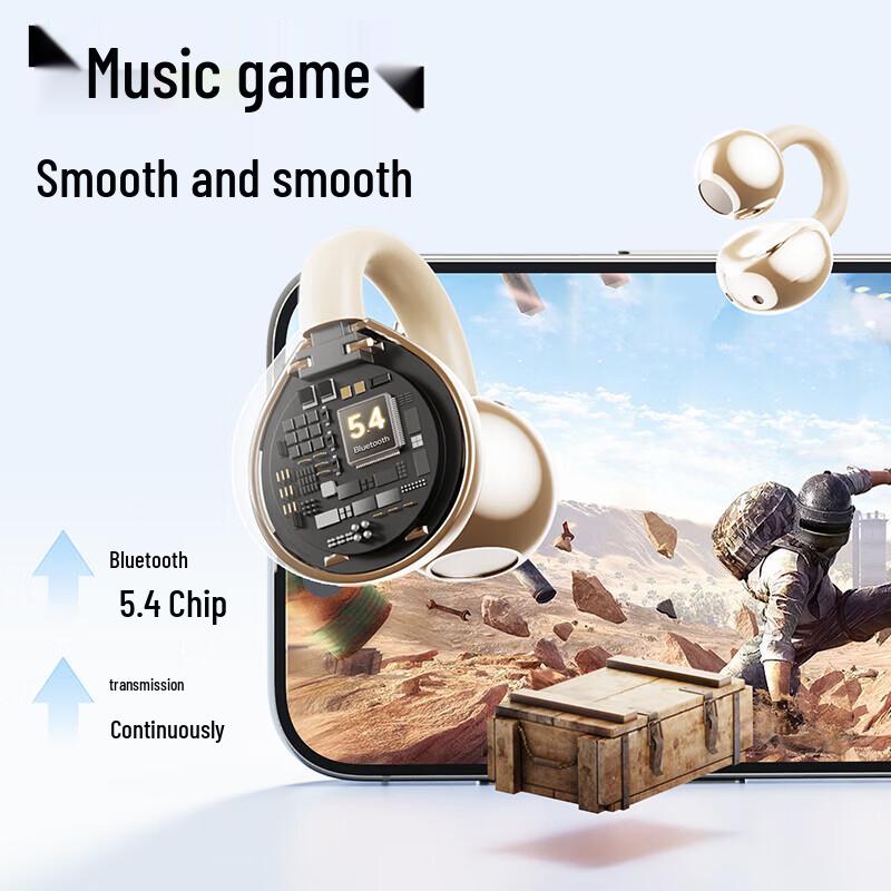 Lenovo Беспроводные Bluetooth-наушники с костной проводимостью и открытым дизайном