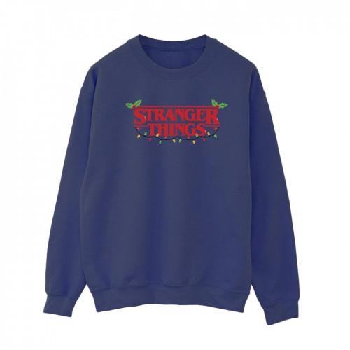 Netflix Womens/Ladies Stranger Things Christmas Lights Sweatshirt