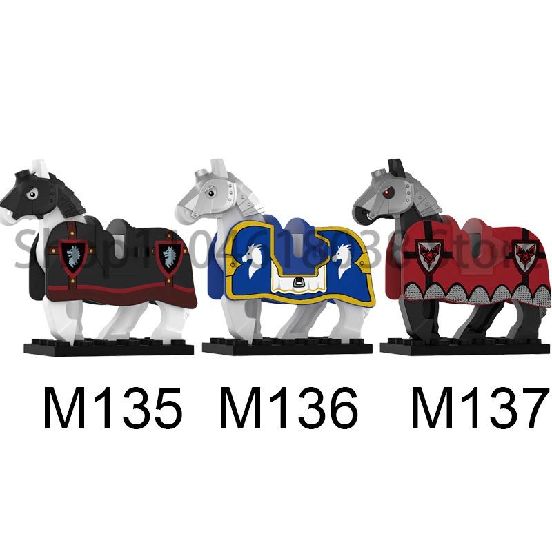 Средневековые Военные Фигурки Осьминог Морской Демон Рыцари Строительные Блоки Оружие Аксессуары Меч Храм Копье Щит MOC MINiBricks