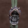 Openable Bucktooth Mask Gabala Skull Brass Knife Beads EDC Outdoor DIY Paracord Woven Lanyard Pendants Bracelets Accessories