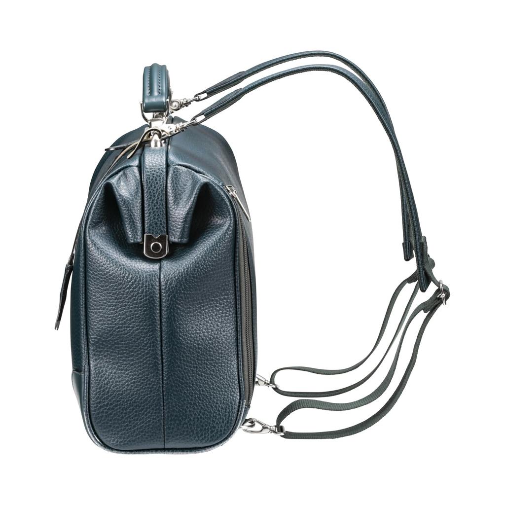 Dulles Bag Horizontal S Toyooka Bag A4 A Backpack That Looks Great with Dressy Outfits and Suits Yk4e Leather Dark [Yota] (black) ((genuine Handle)