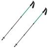 BUNDOK Trekking Pole System 3 Set of 2 I Type Turquoise Stone Alloy BD-465TQ Head/Tungsten Shaft/Aluminum