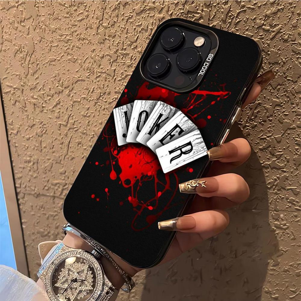 Ace of Spades Poker Phone Case  Phone Case For iPhone 14 16 15 11 12 13 Pro Max Mini Plus Shockproof Cover