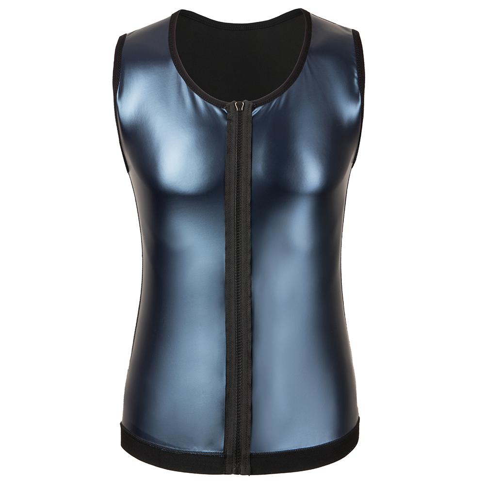 Мужской костюм для сауны, тренажер для талии, формирователь тела, компрессионные рубашки, майки для тренировок, майки, корректирующее белье, майка для похудения, нижнее белье для сжигания жира