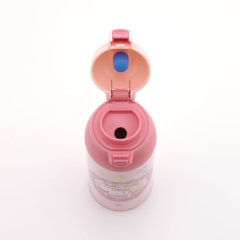 Skater Mug Bottle 500ml Insulated Stainless Steel Water Bottle Hello Kitty Flower Wreath Sanrio SDPC5-A