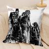 Snow mountain Cushion Cover Silky Short Plush DoubleSided Printed Pillow Case for Sofa All Seasons Home Decor Gift