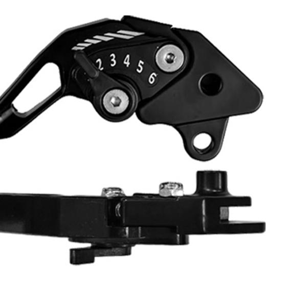 Yousheng 2 шт. Рычаг тормоза и сцепления для мотоцикла, рычаг тормоза из алюминиевого сплава, простая установка, рычаг сцепления с ЧПУ