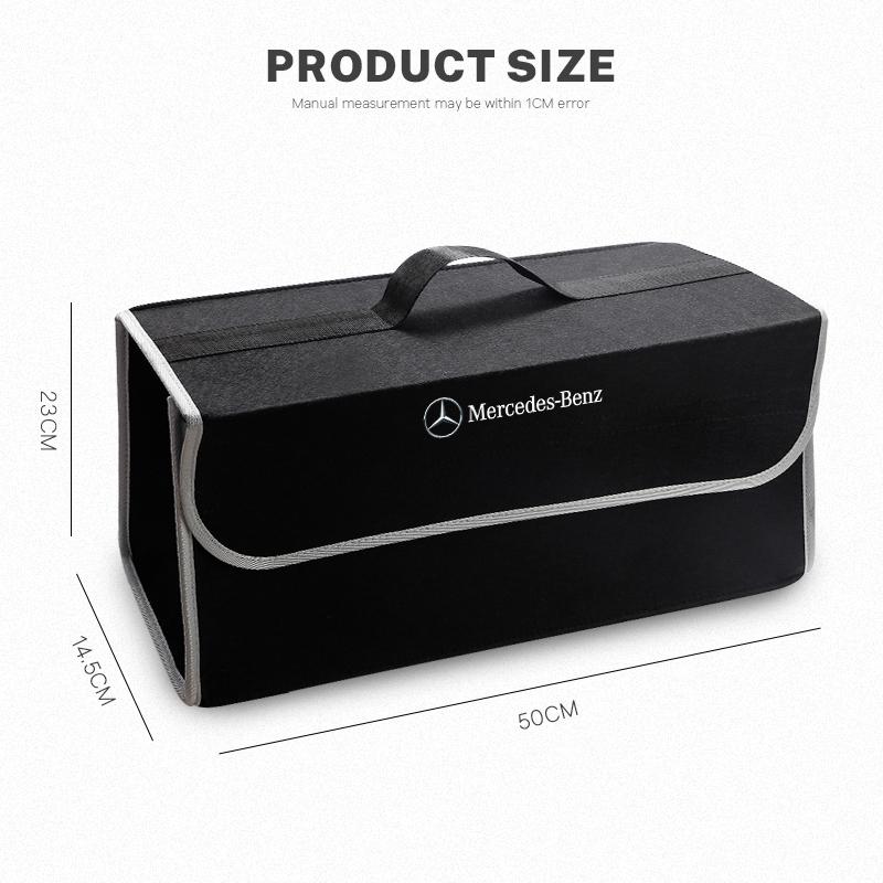 GLC GLB Car Storage Bag Folding Travel Tidying Box Trunk Tools Case For Mercedes Benz AMG GLC GLK GLE W206 W220 W205 W211 W203