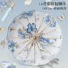 Большой ручной 16-спицевый зонт от солнца 'Дикая роза' Виниловый солнцезащитный зонт Зонт от солнца Шанъюй Складной зонт