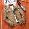 Spring and Autumn American Youth Loose Outdoor Casual Military Uniform Tooling Jacket Cotton Jacket Thin