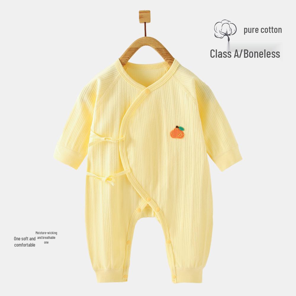 Весенний хлопковый ромпер для новорожденных - Боди с длинным рукавом для девочек