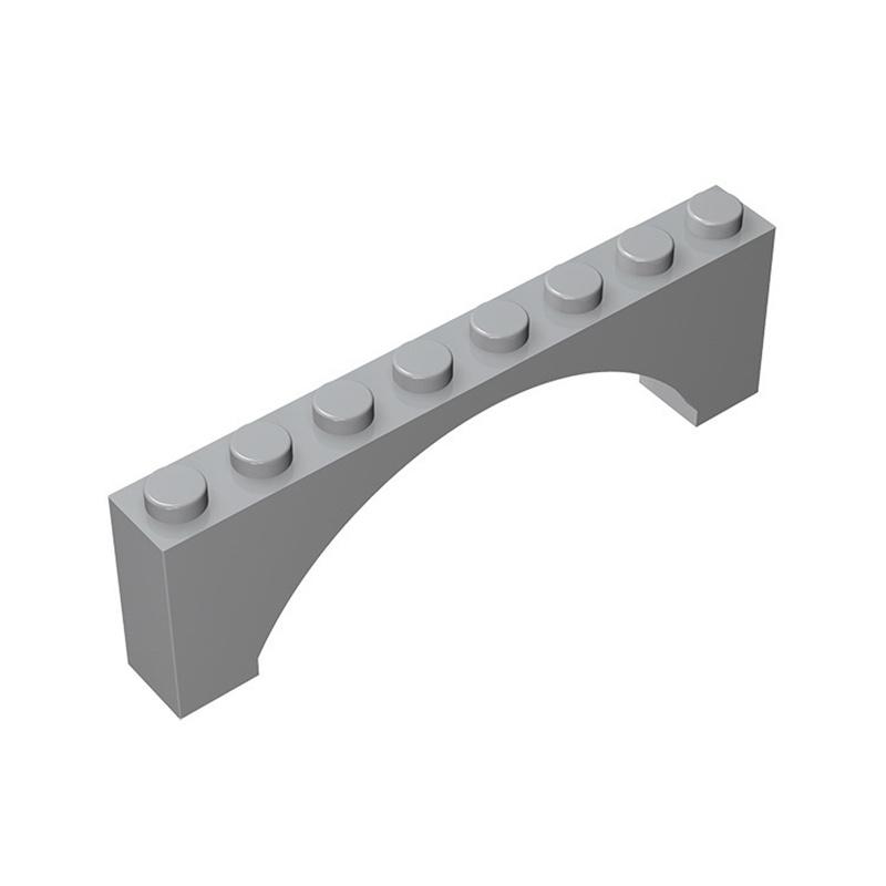 Нетоксичные 50 г / 16 шт. 16577 Moc DIY Кирпичи Арка 1 x 8 x 2 Совместимые с Детскими Конструкторами Образовательные DIY Детали Игрушки