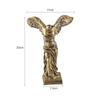 Для Goddess of Victory Настольная скульптура из смолы Крылатая статуэтка Украшение для поддержки и вдохновения с детализированным крылатым дизайном
