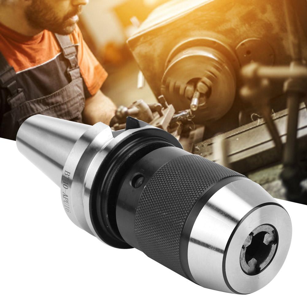 Держатель инструмента сверлильного патрона BT40, интегрированный самозатягивающийся держатель инструмента из углеродистой стали с ЧПУ(BT40 АПУ16 )