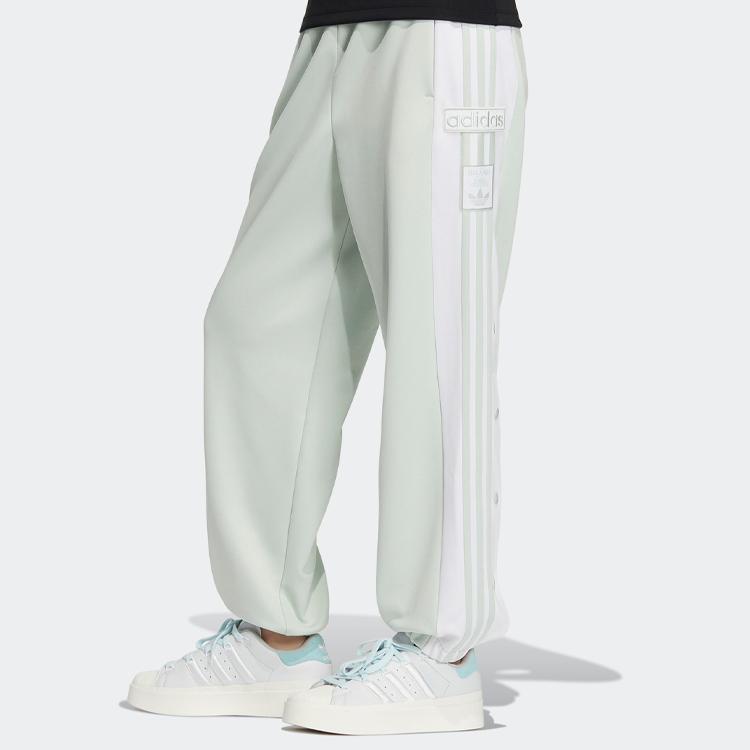 adidas Оригинальные Брюки ADIBREAK Женские вязаные спортивные штаны Льняно-зеленые HY4260