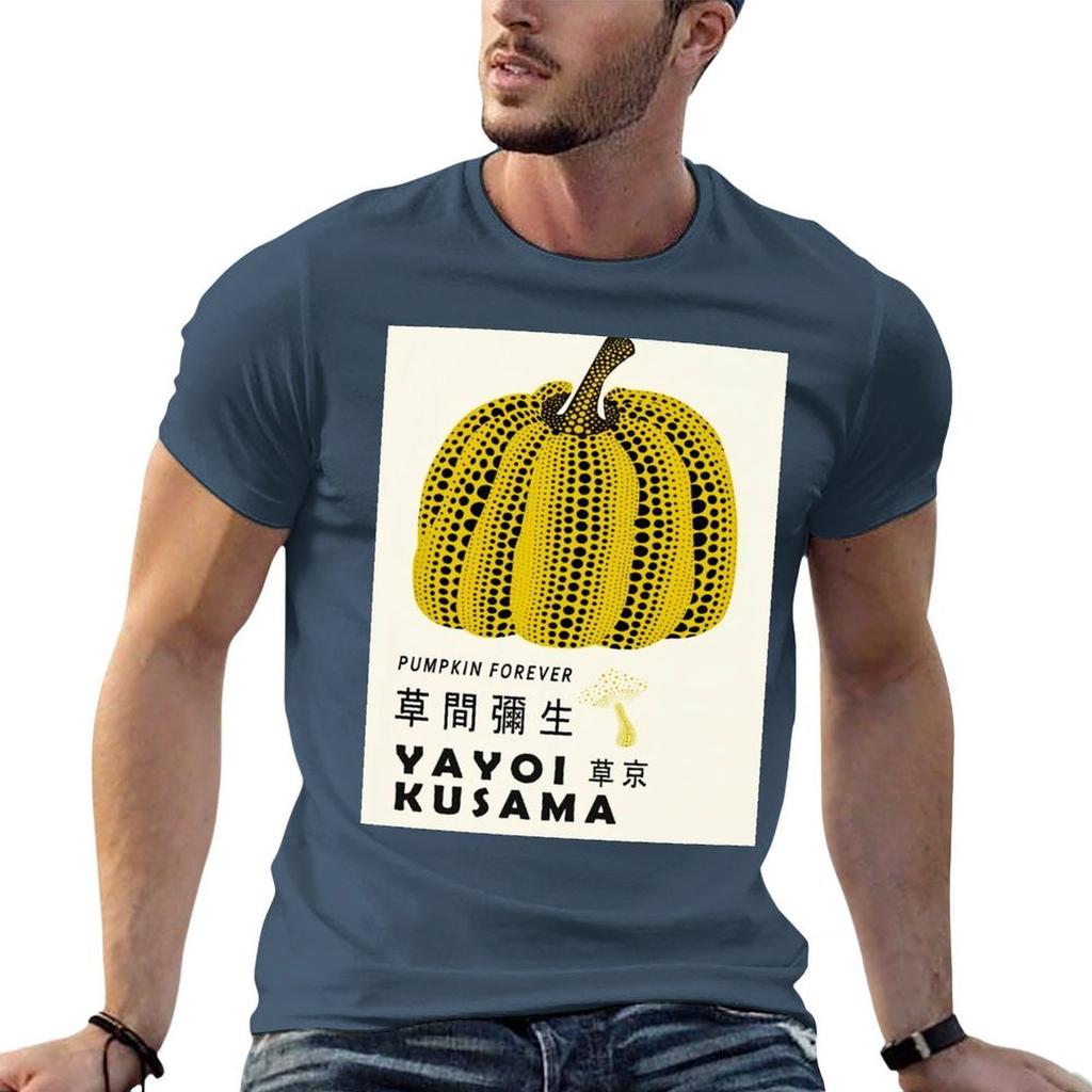 Pumpkin Forever Yayoi Kusama TShirt graphic t shirts for Unisex Unisex t shirts cotton g Unisex t shirts for Unisex Tshirt