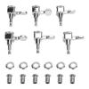 6 шт. 6R гитарная механика колки металлические правосторонние акустическая гитара струны колки для настройки