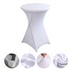 Tablecloth 1PCS Universal High-end Hotel Wedding Banquet Solid Color Thickened Cocktail Square Bar Spandex Stretch Table Cover