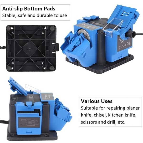 Многофункциональная электрическая точилка для ножей, точилка для дрелей, точилка для ножниц, электрические бытовые инструменты для заточки ЕС/США