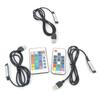 USB Port 5V Mini 3key Mini 17key 24key 4Pin RGB LED Strip Light RF Controller Control Dimmer for 5050 3528 2835 Strip Lights