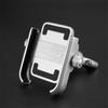 Aluminum Bike Motorcycle Phone Handlebar Mount Holder 360 Degree Rotating Universal Bicycle Phone Holder Clip for Cell Phone