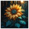 5d DIY Алмазная картина, вышивка крестом, абстрактный подсолнух, алмазная вышивка, мозаика, полный круглый дрель, домашний декор, искусство