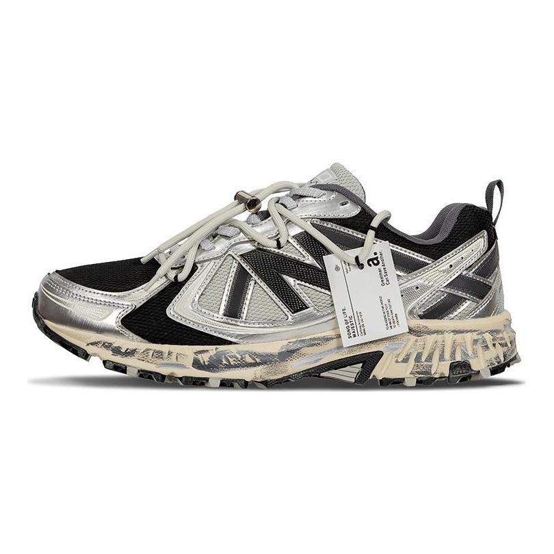 New Balance Кроссовки для бега NB 410 Низкие Унисекс Черный Серебристый MT410KR5(Команда62-)