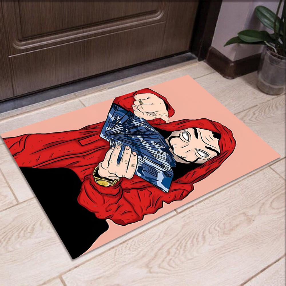 La Casa De Papel Printed Carpet Rug for Office Chair Living Room Bedroom Kitchen Room Decor Gifts