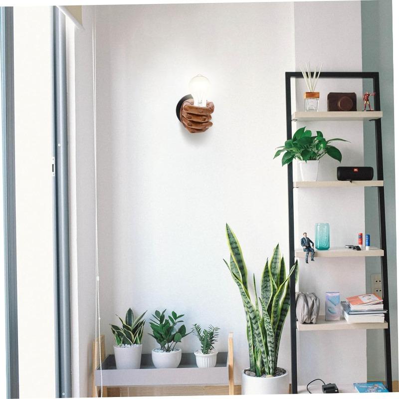 Wall Lamp Base Candle Stand LED Bulbs Wall Mounted Candle Holder Wall Lamp Lamp Base for Lamp Stands Old E27 Lamp Holder E27 Sockets Resin