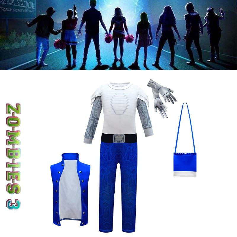 Bright And Durable Zombie 3 Alien Cosplay Costume For Kids Perfect For Halloween And Carnivals