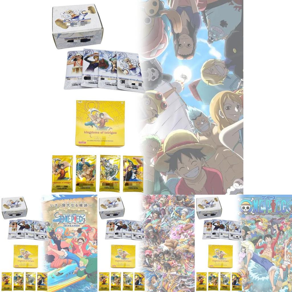 Колода карт One Piece из ПВХ с бустерными картами для коллекционеров и игры