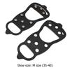 8 шипов Ice Walk Traction Cleats Противоскользящие снежные кошки для обуви (M)