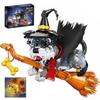 1298PCS Mini Schnauzer Magic Building Blocks Model Toy Kit Creative Lighting Animal for Home Decorations Gifts for Childrens Boy