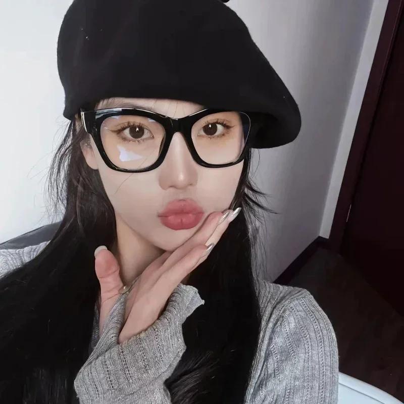 Модные женские очки для чтения с квадратной оправой, унисекс, стильные очки с кошачьим глазом по рецепту, ретро очки для дальнозоркости для мужчин