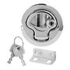 Zinc Alloy Car Hatch Round Pull Door Lock Refitting for RV Cabinet Bathroom Door