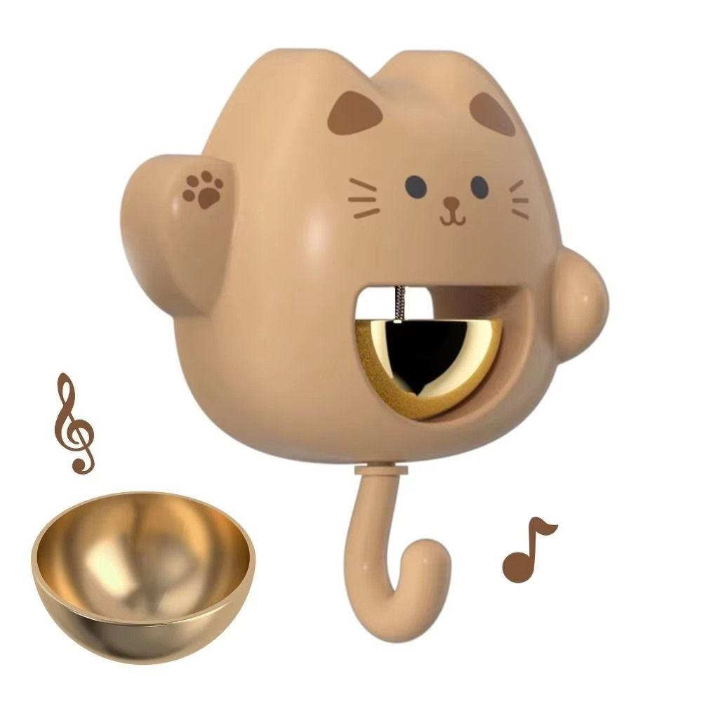 Креативный кошачий крючок Изысканный дверной звонок Многофункциональный магнитный колокольчик Напоминание о входе