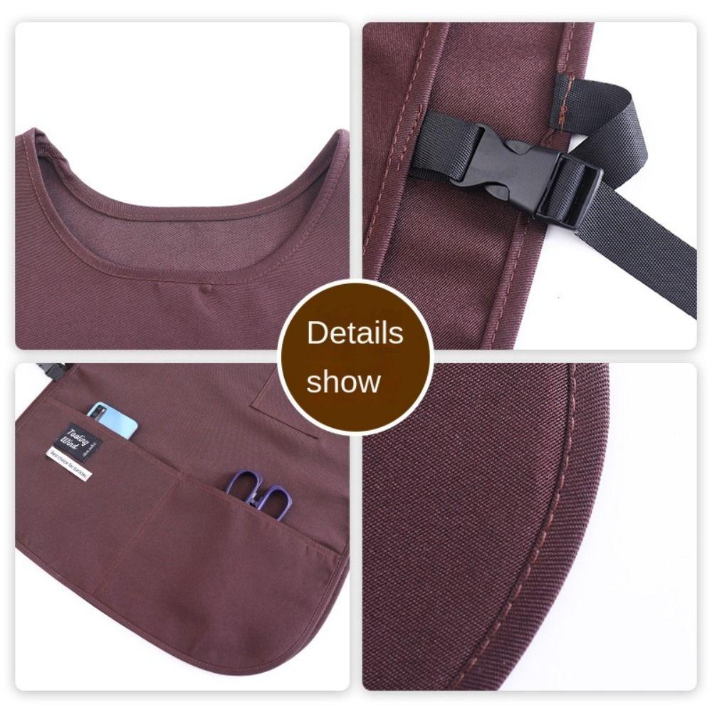 Breathable Stain-Resistant Apron Nylon Vest Style Kitchen Aprons for Cooks Chef and Servers