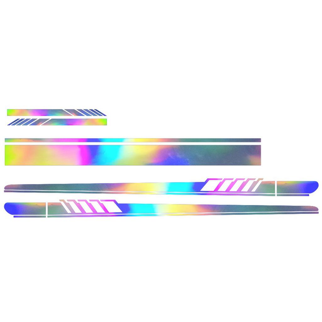 Reflective Stripe Car Side Sticker Racing Sports Decals Cool Car Decorations