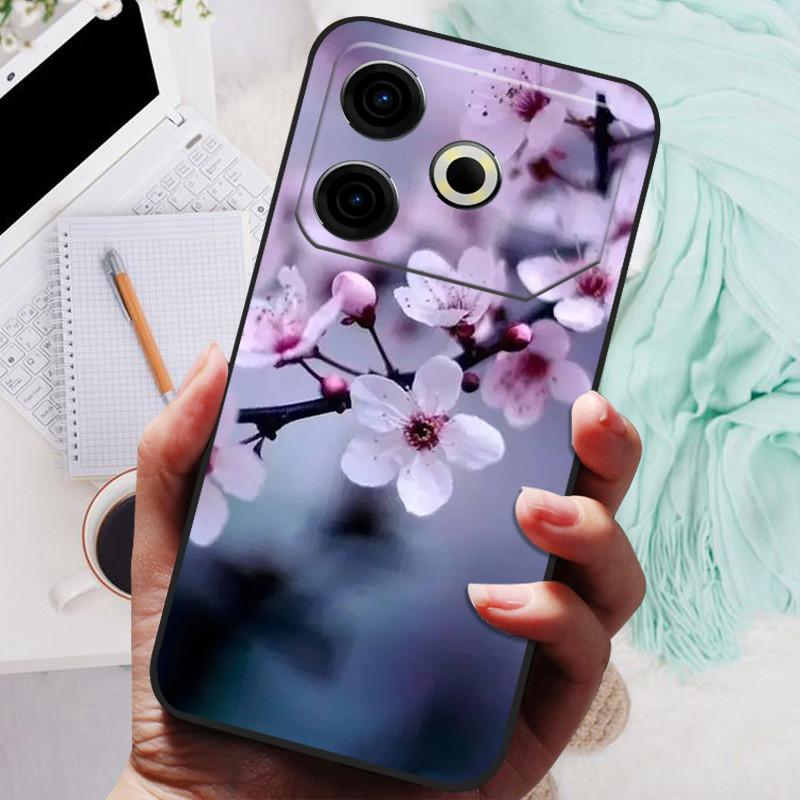 Для чехла Tecno Pova 6 Neo Pova6 Neo Роскошный телефон Силиконовая задняя крышка Для чехлов Tecno Pova 6 Neo Pova 6Neo Защитная оболочка Capas