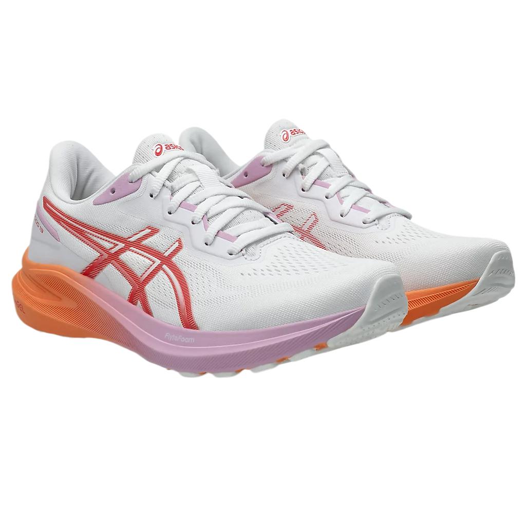 Asics GT 1000 13 White Coral Reef Women Sneakers 1012B663-101