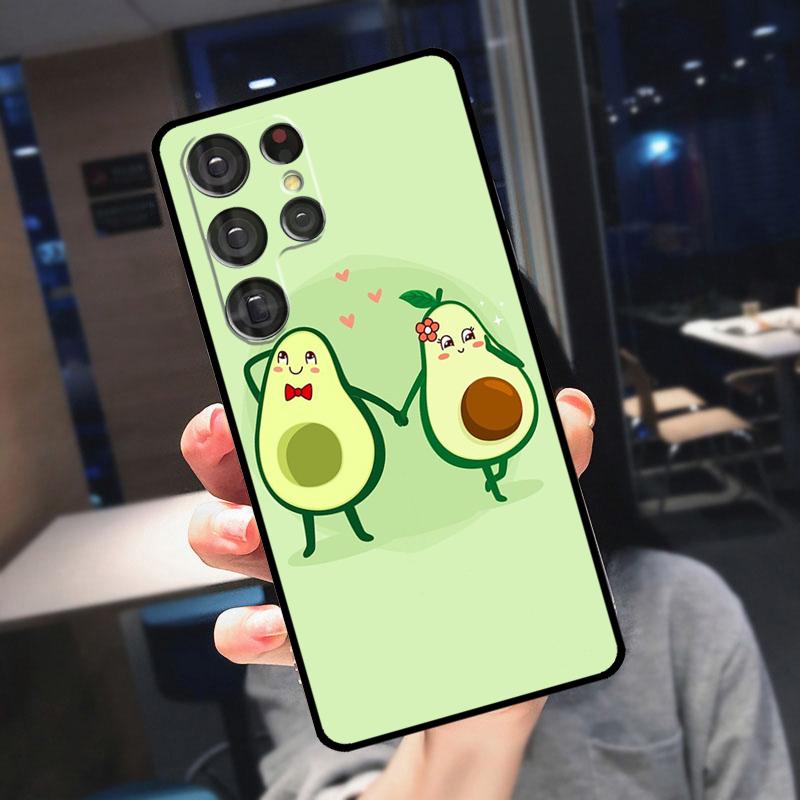 Милый Чехол Фрукты Авокадо Для Samsung Galaxy S24 Ultra S25 S22 S23 Plus S20 S21 FE S9 S10 S23 FE Чехол для Телефона
