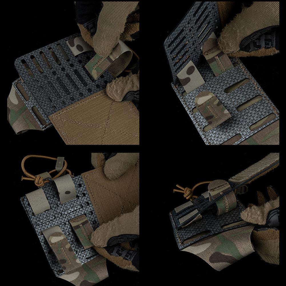 Пластина для расширения жилета Универсальная композитная нагрудная пластина для походов на открытом воздухе QDE