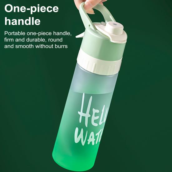 Охлаждающий туман, 650 мл. Бутылка с распылительной водой. Функция тумана без BPA. Портативный спортивный контейнер для воды. Сохраняйте прохладу. Кружка-распылитель для фитнеса на открытом воздухе. Велоспорт. Туризм.