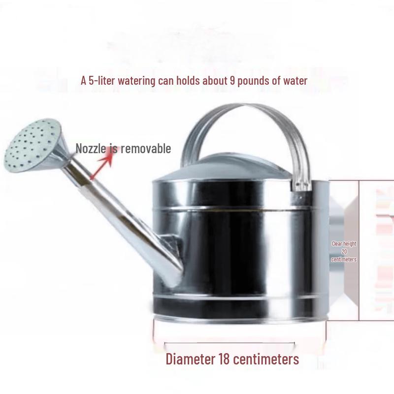 Thickened Galvanized Steel Watering Can